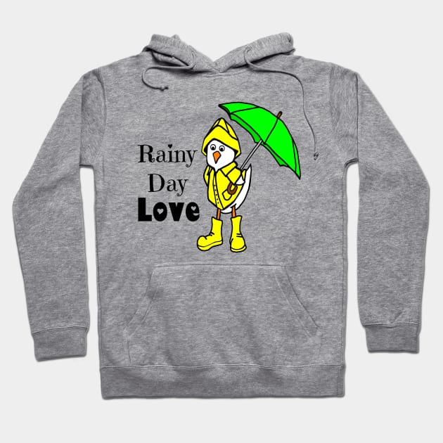 Rainy Day Love Duck Hoodie by imphavok